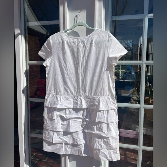 J Crew Carly Ruffle Cotton Dress - Picture 8 of 8